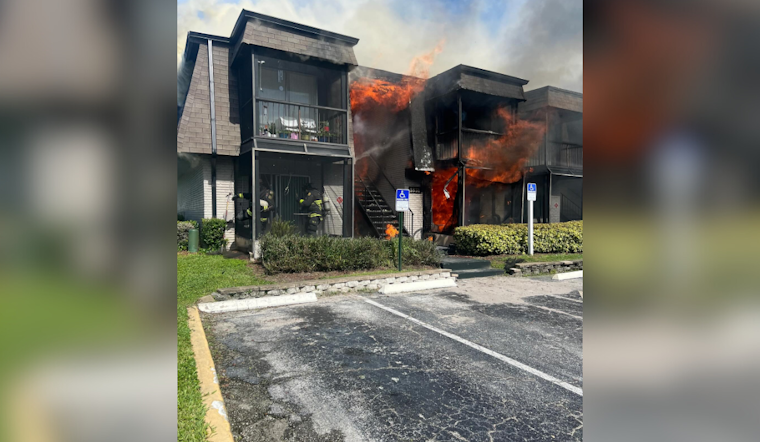 Two People and Multiple Pets Rescued from Orlando Apartment Fire, One Dog Tragically Lost