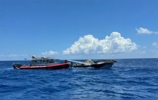 Two Safe After US Coast Guard Rescues Boaters from Blaze Near Dania Beach