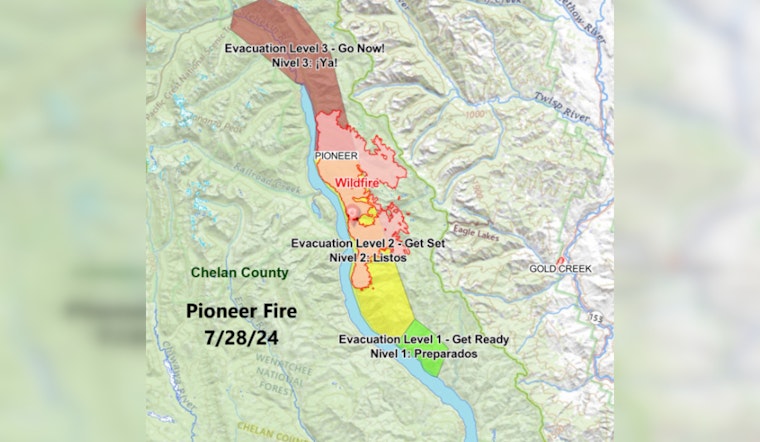 Urgent Evacuation Order for Stehekin as Pioneer Fire Engulfs Chelan County, Community Bands Together in Face of Blaze