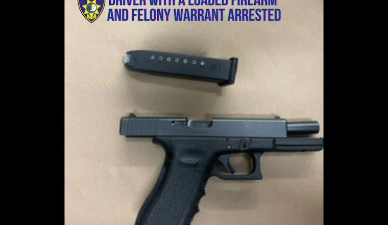 Vallejo Police Seize Meth and Unregistered Firearm, Man Arrested on Felony Warrant During Traffic Stop