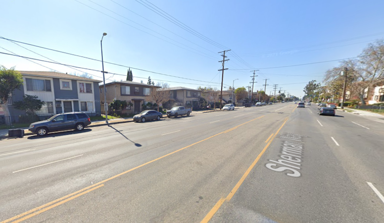 Van Crash in Van Nuys Injures Five, LAFD and LAPD on Scene Assessing Minor Injuries