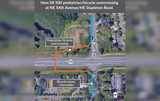 Vancouver Anticipates New Pedestrian Overcrossing at SR 500 and Stapleton Road to Enhance Community Connectivity