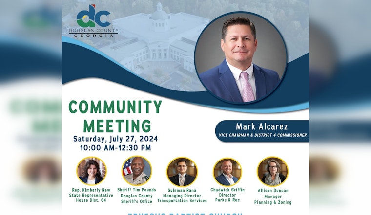 Vice Chair Mark Alcarez to Host Community Town Hall with Key Local Figures in Douglas County