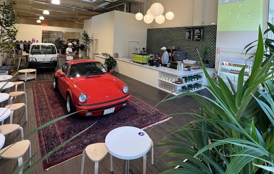 Vintage Cars and Artisan Espresso Combine at San Francisco's New Motoring Coffee on Union Street