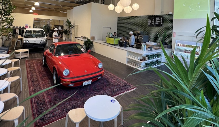 Vintage Cars and Artisan Espresso Combine at San Francisco's New Motoring Coffee on Union Street