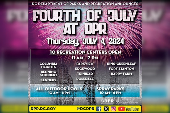 Washington D.C. Announces Modified Services for Independence Day, Essential Services to Remain Operational