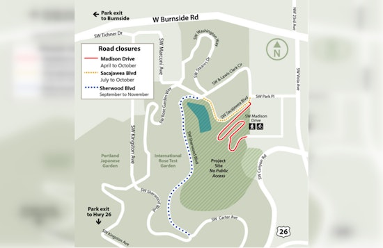 Washington Park to Face Road Closures Amidst Construction, Portland Officials Warn of Detours