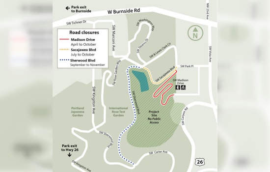 Washington Park to Face Road Closures Amidst Construction, Portland Officials Warn of Detours