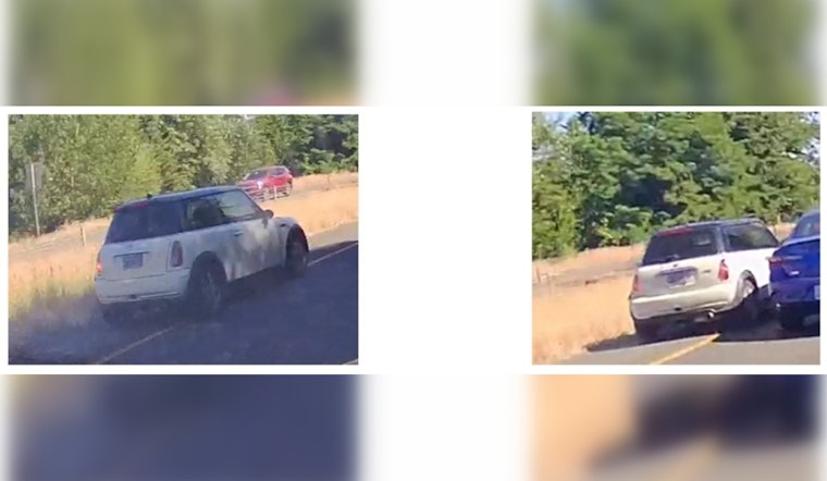 Washington State Patrol Seeks White Mini Cooper Following Drive-By Shooting on SR 599 Near International Blvd