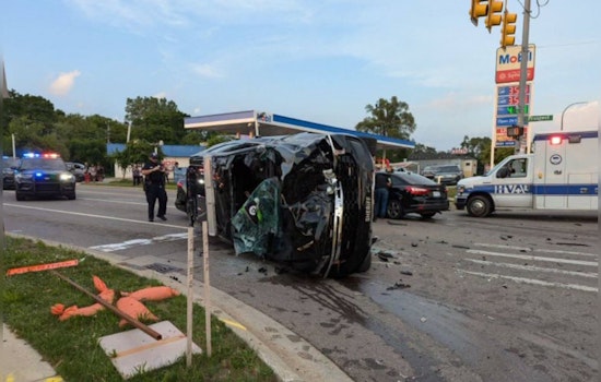 Washtenaw County Deputies Hospitalized After Patrol Vehicle Overturns in Ypsilanti Township Crash