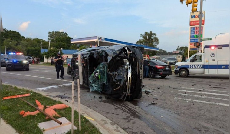 Washtenaw County Deputies Hospitalized After Patrol Vehicle Overturns in Ypsilanti Township Crash