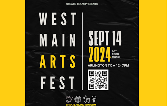 West Main Arts Festival Returns to Arlington with 50+ Artists and Live Music Galore on September 14