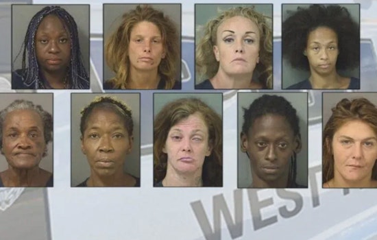 West Palm Beach Police Arrest 11 in Prostitution Sting, Focusing on North End's Notorious Hotspots