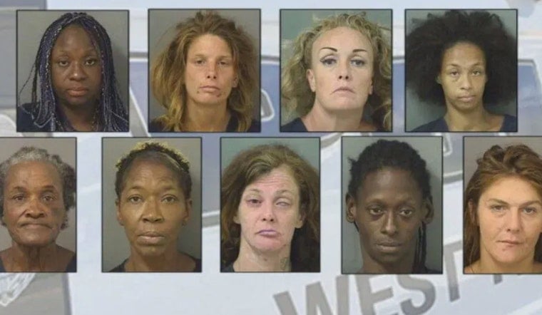 West Palm Beach Police Arrest 11 in Prostitution Sting, Focusing on North End's Notorious Hotspots