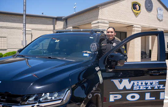 White Settlement Police Honor Corporal Laura Gonzalez with Community Service Award for Exemplary Engagement