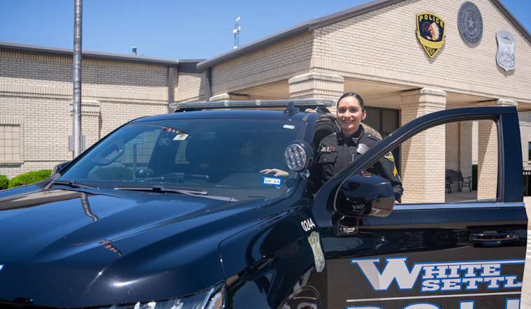 White Settlement Police Honor Corporal Laura Gonzalez with Community Service Award for Exemplary Engagement
