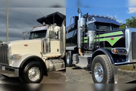 Wilson County Authorities Seek Public's Aid to Locate Two Stolen Peterbilt Dump Trucks