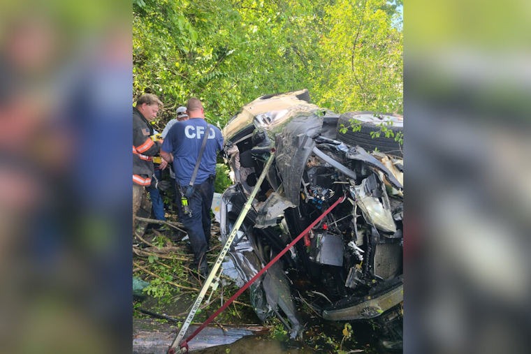 Woman Rescued from Partially Submerged Vehicle in Monongahela River by First Responders