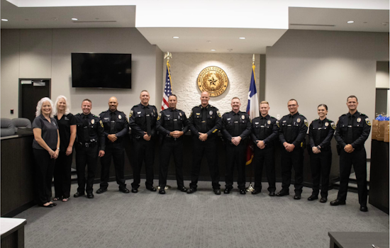 Wylie Police Department Strengthens Force with Nine New Sworn-In Officers