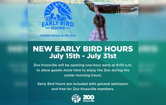 Zoo Knoxville Introduces "Early Bird Hours" for Cooler Mornings and Behind-the-Scenes Access Amid July Heat