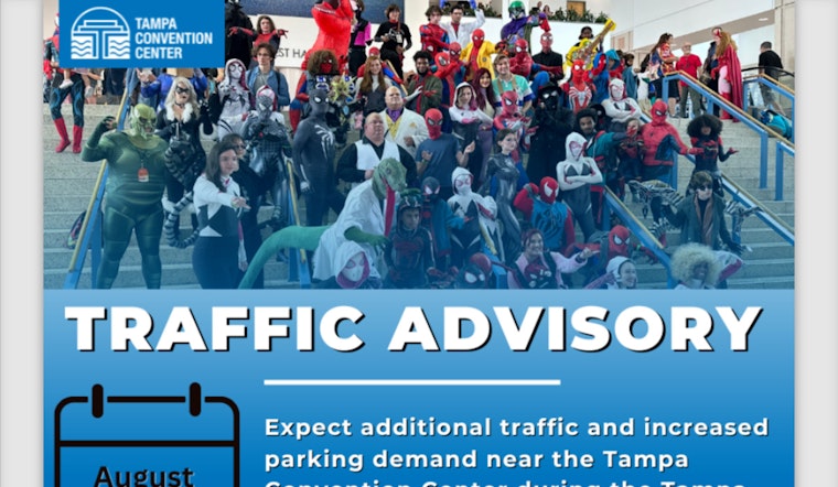 42,000 Expected at Tampa Bay Comic Convention, Traffic Delays Anticipated Around Convention Center