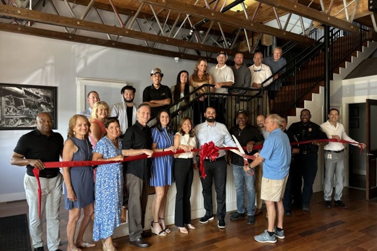 Acworth Welcomes Academy Roofing to New Downtown Location with Mayor Allegood at Ribbon-Cutting Ceremony