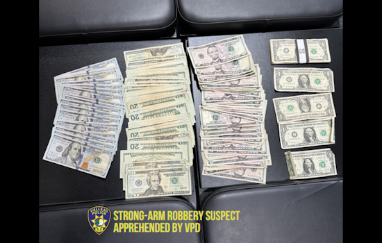 Alleged Robber Arrested in Vallejo Following GPS Tracking of Stolen Cash