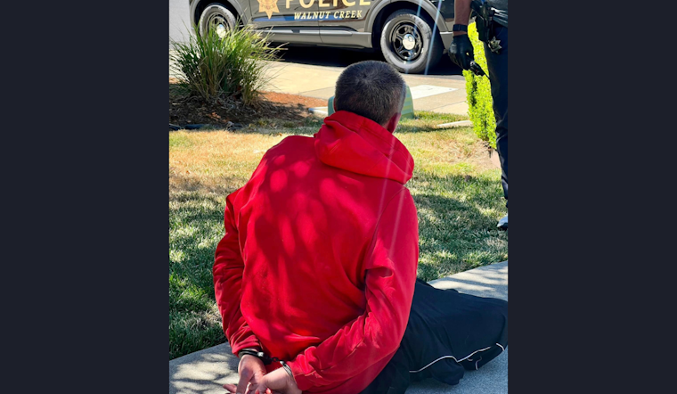 Antioch Man Suspected of Dual Burglaries Arrested in Walnut Creek Following Citizen Alert