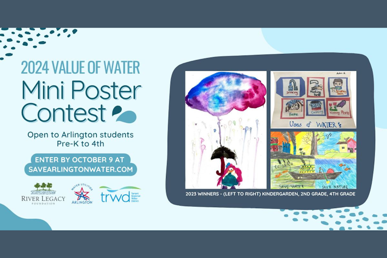 Arlington Calls Young Artists to Illustrate Water's Vital Role in Citywide Contest
