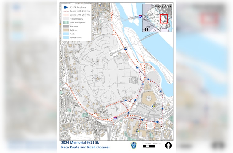 Arlington Residents Braced for Traffic Impact During 22nd Annual 9/11 Memorial 5K Race