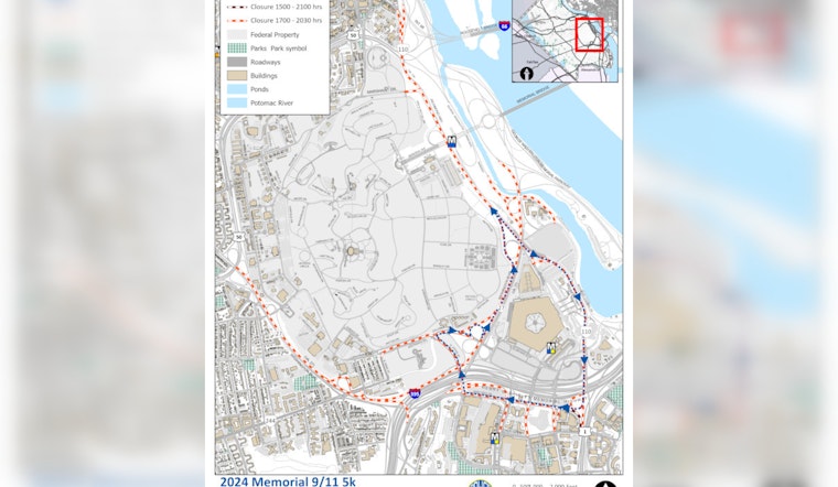 Arlington Residents Braced for Traffic Impact During 22nd Annual 9/11 Memorial 5K Race