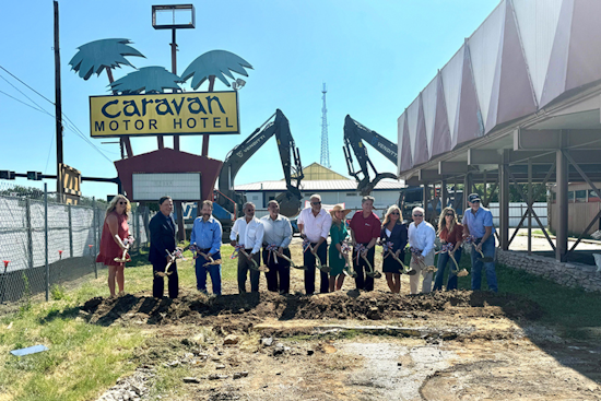 Arlington's Caravan Motel Site Springs to Life with Nostalgic Caravan Court Hotel Project