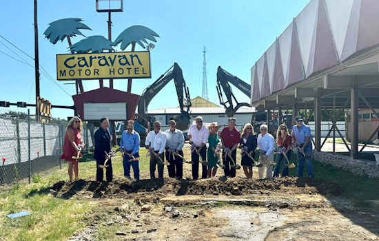 Arlington's Caravan Motel Site Springs to Life with Nostalgic Caravan Court Hotel Project