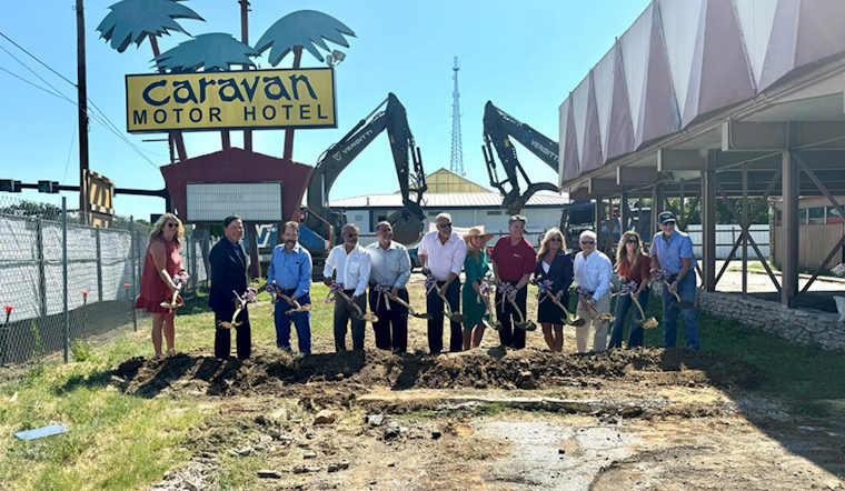 Arlington's Caravan Motel Site Springs to Life with Nostalgic Caravan Court Hotel Project