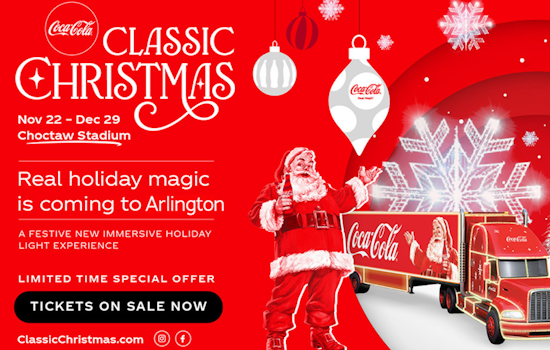 Arlington's Choctaw Stadium to Host Coca-Cola and Enchant Christmas' Holiday Spectacular Starting November 22