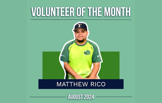 Arlington's Matthew Rico Honored as Volunteer of the Month for Youth Athletics Commitment