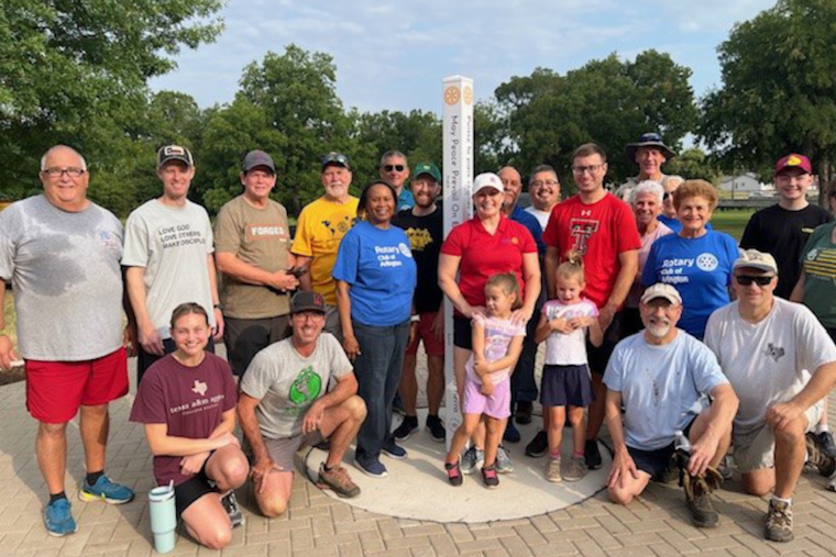 Arlington's Meadowbrook Park Welcomes New Peace Pole as Symbol of Global Unity