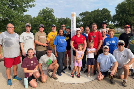 Arlington's Meadowbrook Park Welcomes New Peace Pole as Symbol of Global Unity