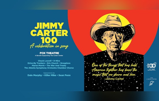 Atlanta Fox Theatre to Celebrate Jimmy Carter's Centenary with Star-Studded Musical Gala "Jimmy Carter 100: A Celebration in Song"