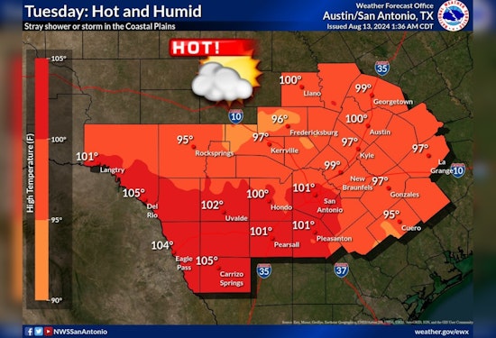 Austin Braces for 100-Degree Scorcher, Minimal Chance for Relief as Ernesto Eyes Bermuda