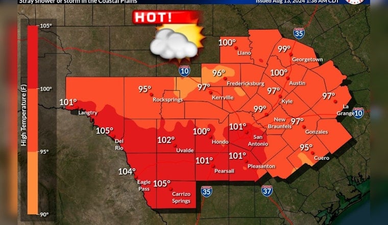 Austin Braces for 100-Degree Scorcher, Minimal Chance for Relief as Ernesto Eyes Bermuda