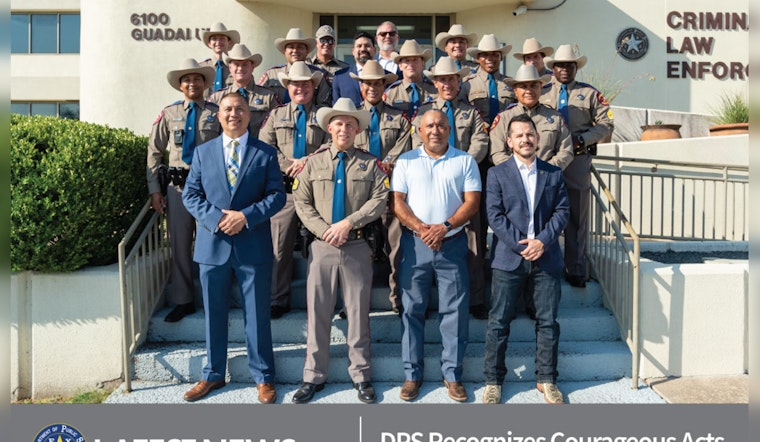 Austin Hosts Ceremony Honoring Texas Heroes, DPS Awards Medals of Valor and Recognizes Lifesaving Acts