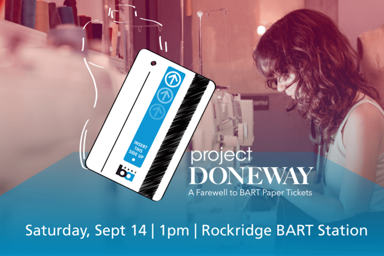 BART Waves Goodbye to Paper Tickets with "Project Doneway" Fashion Show at Rockridge Station