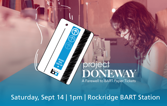 BART Waves Goodbye to Paper Tickets with "Project Doneway" Fashion Show at Rockridge Station