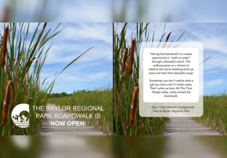 Baylor Regional Park Boardwalk Reopens with Upgraded Features in Carver County