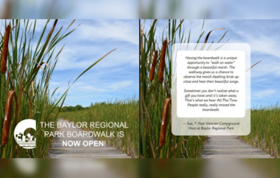 Baylor Regional Park Boardwalk Reopens with Upgraded Features in Carver County