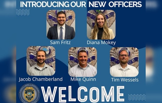 Blaine Police Department Welcomes Five New Officers to their Ranks