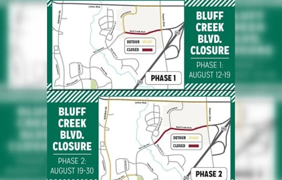 Bluff Creek Boulevard Closure in Chanhassen from Aug 12-30 Due to Construction