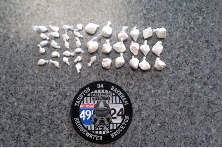 Boston Man Suspected of Trafficking Fentanyl and Cocaine Arrested After Middleboro Crash