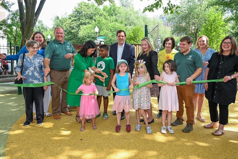 Boston Mayor Michelle Wu Inaugurates $1.9 Million Revamp of Clarendon Street Play Area